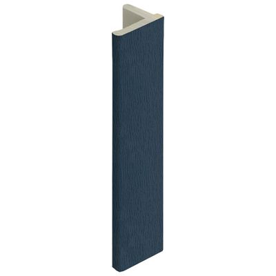 Eindprofiel 10 mm Staalblauw - Keralit (2836)