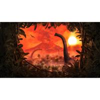 Fotobehang - Brachiosaurus Panorama 500x280cm - Vliesbehang