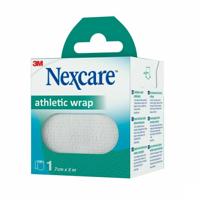Nexcare Athletic Wrap Zelfklev. Wit 5cmx2,5m 1 Nexcare Athletic Wrap Zelfklev. Wit 5cmx2,5m 1