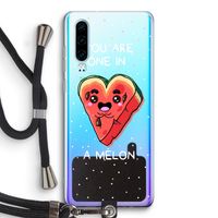 One In A Melon: Huawei P30 Transparant Hoesje met koord One In A Melon: Huawei P30 Transparant Hoesje met koord