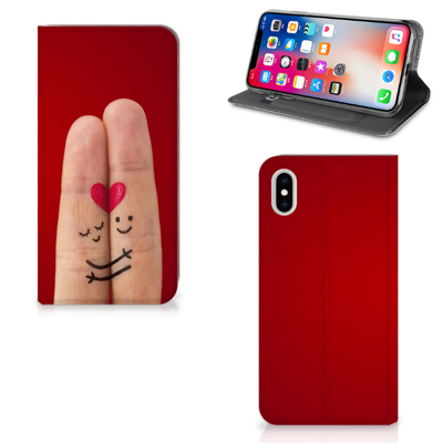 Apple iPhone Xs Max Hippe | Standcase | Liefde - Origineel Romantisch Cadeau