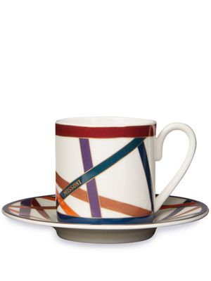 Missoni Home service à café Nastri - Blanc