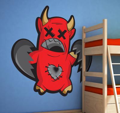 Duivel sticker