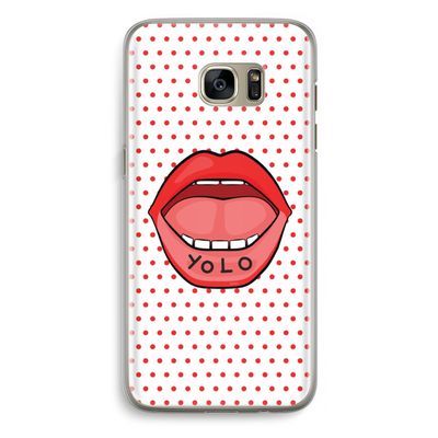 Yolo Denise: Samsung Galaxy S7 Edge Transparant Hoesje