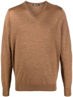 Colombo pull en cachemire à coupe slim - Marron