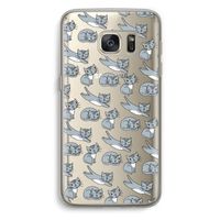 Poezen: Samsung Galaxy S7 Transparant Hoesje