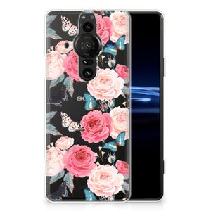 Sony Xperia Pro-I TPU Case Butterfly Roses