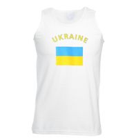 Mouwloos t-shirt met Oekraiense vlag mouwloos t-shirt 2XL  -