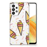 Samsung Galaxy A33 5G Siliconen Case Icecream - thumbnail