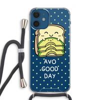 Avo Good Day: iPhone 12 Transparant Hoesje met koord