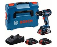 Bosch Blauw Accutoolkit Combipack 18V GSR 18V-65, GDR 18V-215 | 2x GBA 18V 5.0Ah + Lader GAL 18V-40 - 0615A50090