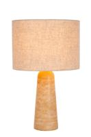 Lucide NIMUE - Tafellamp - Ø 30 cm - 1xE27 - Taupe