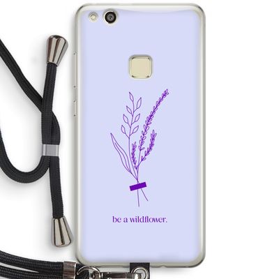 Be a wildflower: Huawei Ascend P10 Lite Transparant Hoesje met koord