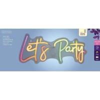 Ledbord lumineo indoor usb neon let's party
