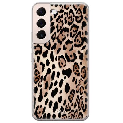 Samsung Galaxy S22 Plus siliconen hoesje - Golden wildcat
