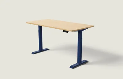 Desktronic HomeOne bureau Diepblauw / Eiken / 160x80 cm