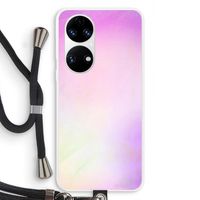 Flow mist pastel: Huawei P50 Transparant Hoesje met koord