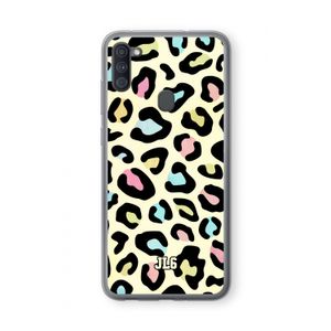 Leopard pattern: Samsung Galaxy A11 Transparant Hoesje