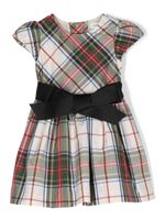 Ralph Lauren Kids ensemble robe-culotte à détail de nœud - Tons neutres