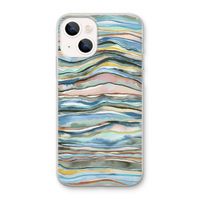 Watercolor Agate: iPhone 13 mini Transparant Hoesje