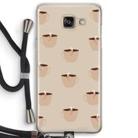 Morning coffee: Samsung Galaxy A5 (2016) Transparant Hoesje met koord