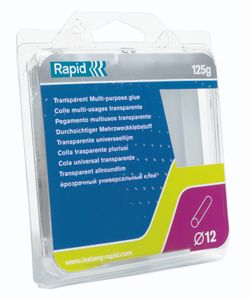 Rapid Lijmpatronen Universeel Transparant, Ø12mm 125g