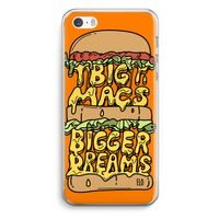 Big Macs Bigger Dreams: iPhone 5 / 5S / SE Transparant Hoesje