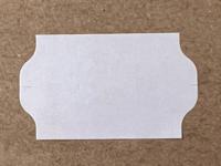 Etiket 3219 wit perm 2slit golf 30.000 - 3 stuks