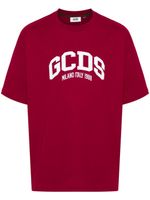 GCDS t-shirt à logo appliqué - Rouge - thumbnail