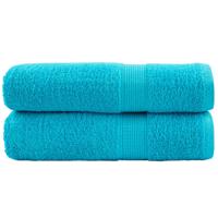 Handdoeken SOLUND 2 st 600 g/m 50x100 cm turquoise