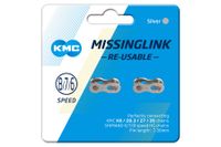 KMC Missinglink 7 Kettingschakel 2 stuks - Zilver