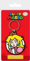 Super Mario - Peach Profile Rubber Keychain - thumbnail