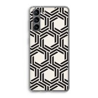 Geometrisch patroon: Samsung Galaxy S21 Transparant Hoesje
