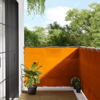 Balkonscherm Oranje 120x800 cm 100% Polyester Oxford