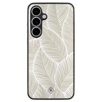 Samsung Galaxy S24 FE hoesje - Palmy leaves beige