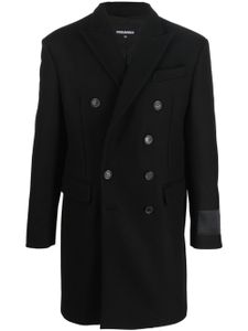 DSQUARED2 manteau à boutonnière croisée - Noir