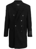 DSQUARED2 manteau à boutonnière croisée - Noir - thumbnail