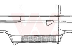 Deur, carosserie VAN WEZEL, Inbouwplaats: rechts, u.a. fÃ¼r VW