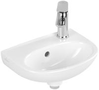Villeroy & Boch O.Novo Fontein 36X27.5X14.5 Cm Met Overloop Kraangat Rechts White Alpine