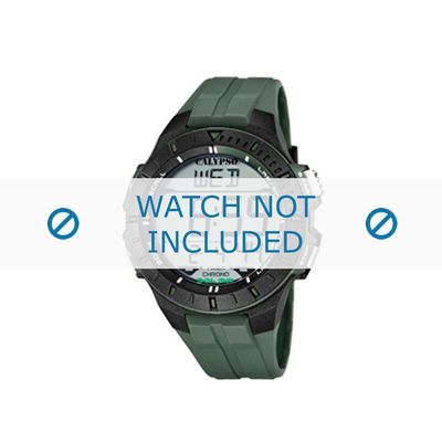 Calypso horlogeband K5607-3 Rubber Groen