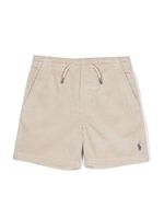 POLO RALPH LAUREN KIDS short en velours côtelé à logo brodé - Tons neutres