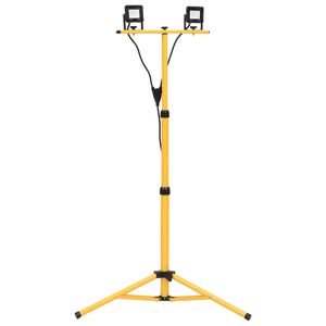 VidaXL Spotlight met statief led 2x10 w koudwit