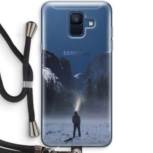 Wanderlust: Samsung Galaxy A6 (2018) Transparant Hoesje met koord