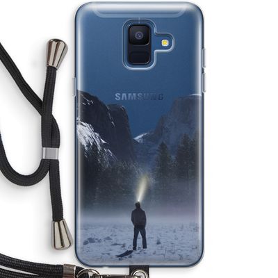 Wanderlust: Samsung Galaxy A6 (2018) Transparant Hoesje met koord