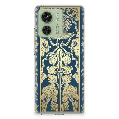 Motorola Edge 40 | TPU Case | Beige Flowers