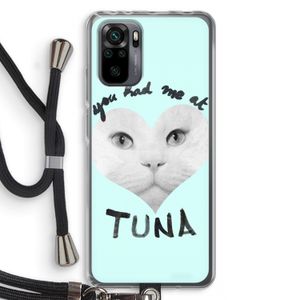 You had me at tuna: Xiaomi Redmi Note 10 Pro Transparant Hoesje met koord