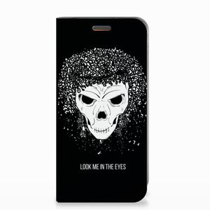 Mobiel BookCase Motorola Moto E5 Play Skull Hair