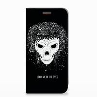 Mobiel BookCase Motorola Moto E5 Play Skull Hair - thumbnail