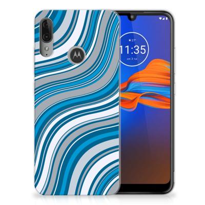 Motorola Moto E6 Plus | TPU bumper | Waves Blue