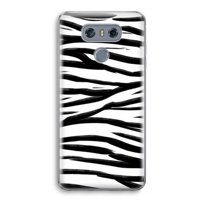 Zebra pattern: LG G6 Transparant Hoesje